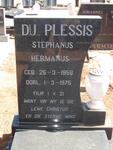 PLESSIS Stephanus Hermanus, du 1958-1975