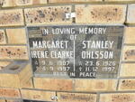 CLARKE Margaret Irene 1907-1997 :: OHLSSON Stanley 1926-1997