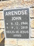 ARENDSE John 1944-2010