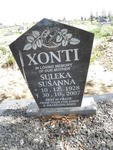 XONTI Suleka Susanna 1928-2007