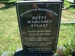 STUART Betty Margaret 1956-2001