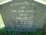 WILDEY Lilly 1928-1989