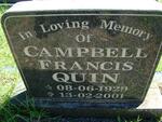 QUIN Campbell Francis 1929-2001