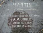 CRONJE Abraham Marthinus 1939-1969