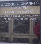 DUMINY Jacobus Johannes Eksteen  1915-2006