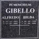 GIBELLO Alfredo 1925-2005 & Hilda 1929-2006