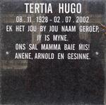 HUGO Tertia 1928-2002