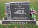 ACKERMANN Susanna Magdalena 1936-1996