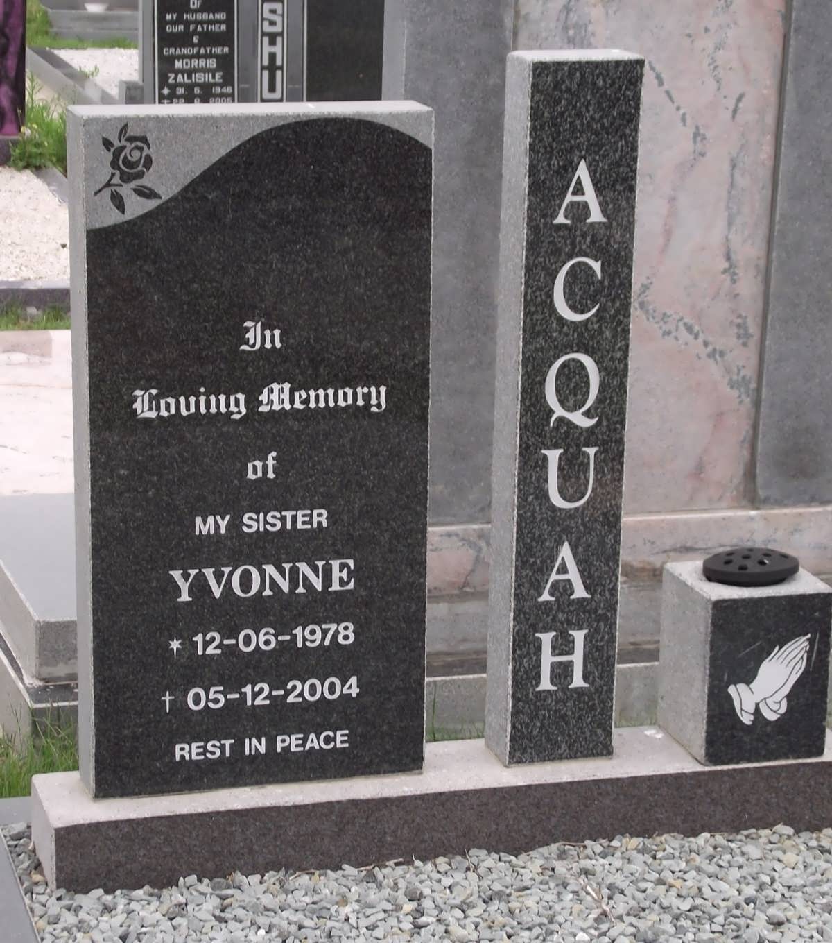 ACQUAH Yvonne 1978-2004