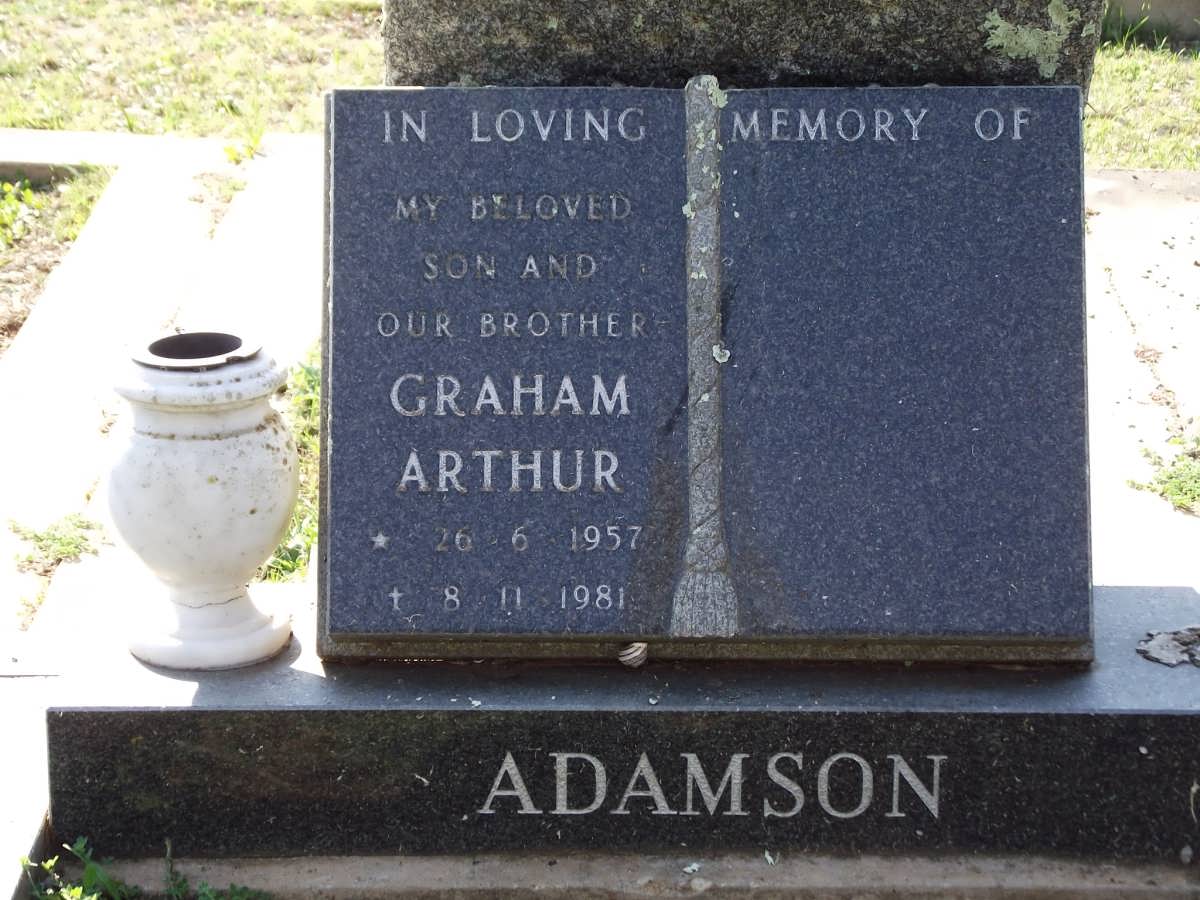 ADAMSON Graham Arthur 1957-1981