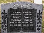 ADAMSON James Swainton 1924-1980 :: ADAMSON Vernal Edward -1965