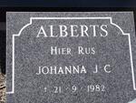 ALBERTS Johanna J.C. -1982
