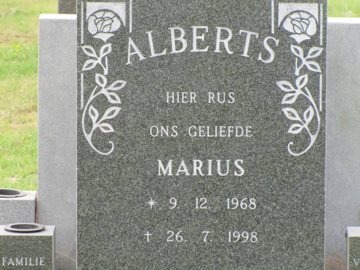 ALBERTS Marius 1968-1998