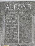 ALFOND Melville Clarence 1919-1988