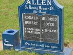 ALLEN Ronald Hubert 1930-2000 & Mildred Joyce 1931-