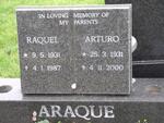ARAQUE  Arturo 1931-2000 & Raquel 1931-1987