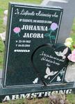 ARMSTRONG Johanna Jacoba 1922-2004
