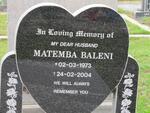 BALENI Matemba 1973-2004