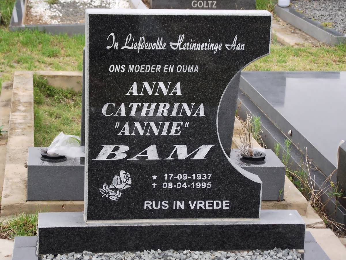 BAM Anna Cathrina 1937-1995