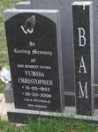 BAM Vumisa Christopher 1953-2006