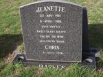 BARNES Chris 1948- & Jeanette 1951-1996