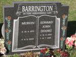 BARRINGTON Murvin 1973-2002 :: BARRINGTON Edward John 1950-1995