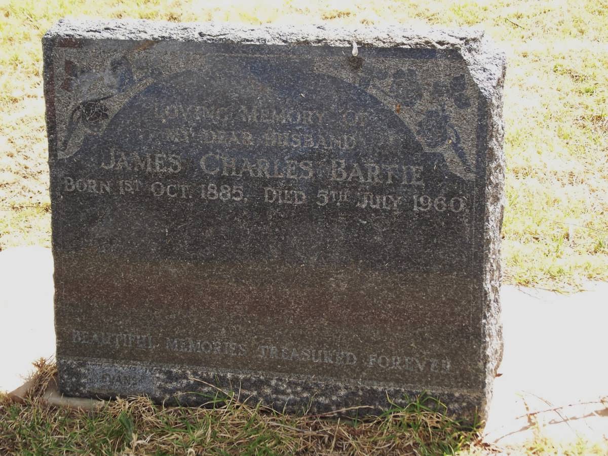 BARTIE James Charles 1885-1960
