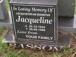 BASSON Jacqueline 1935-1996