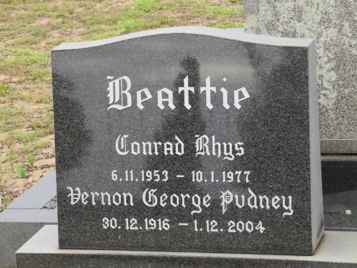 BEATTIE Conrad Rhys 1953-1977 :: PUDNEY Vernon George 1916-2004