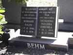 BEHM Bernard Ralph 1906-1978 & Catherina Susanna Dorothea 1914-2004
