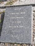 BEHR Hester Christina nee MARAIS 1893-1965