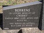 BEHRENS Cherry -1988