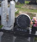 BEKKER Cyril 1926-1992 & Joan 1919-