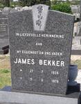 BEKKER James 1926-1979