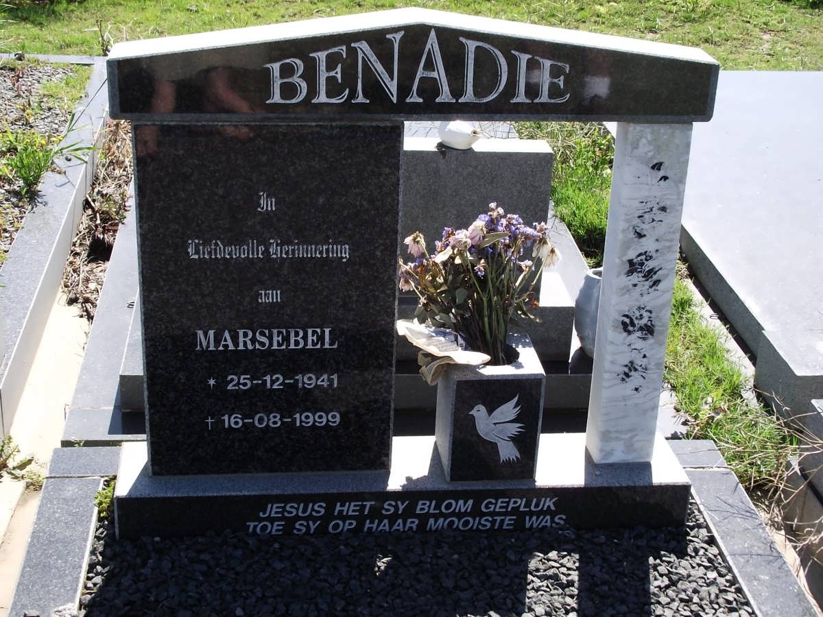 BENADIE Marsebel 1941-1999
