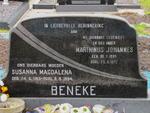 BENEKE Marthinus Johannes 1885-1972 & Susanna Magdalena 1913-1994
