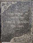 BENSON Amelia 1888-1963