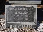 BERGMAN Jacobus Stephanus Arnoldus 1908-1984