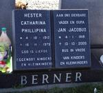 BERNER Jan Jacobus 1918-2005 & Hester Catharina Phillipina 1912-1979