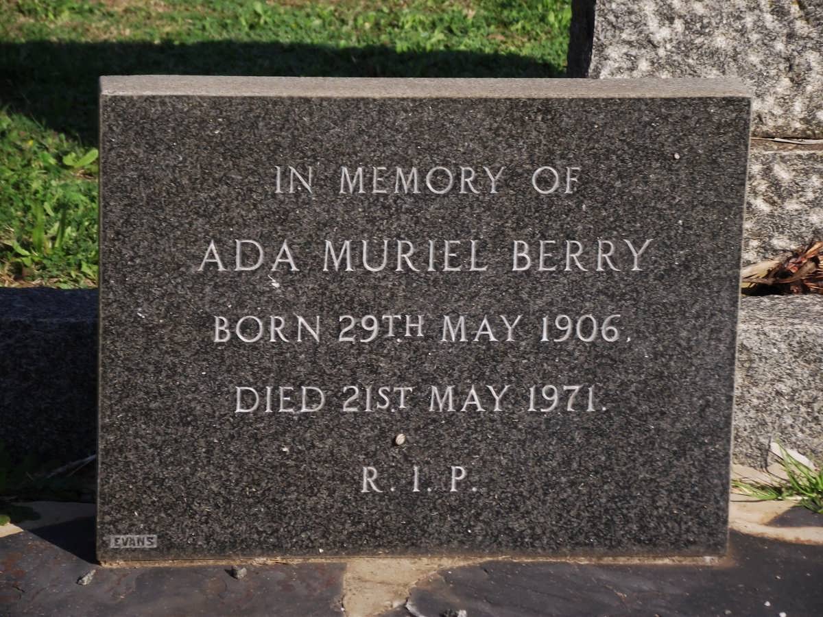 BERRY Ada Muriel 1906-1971