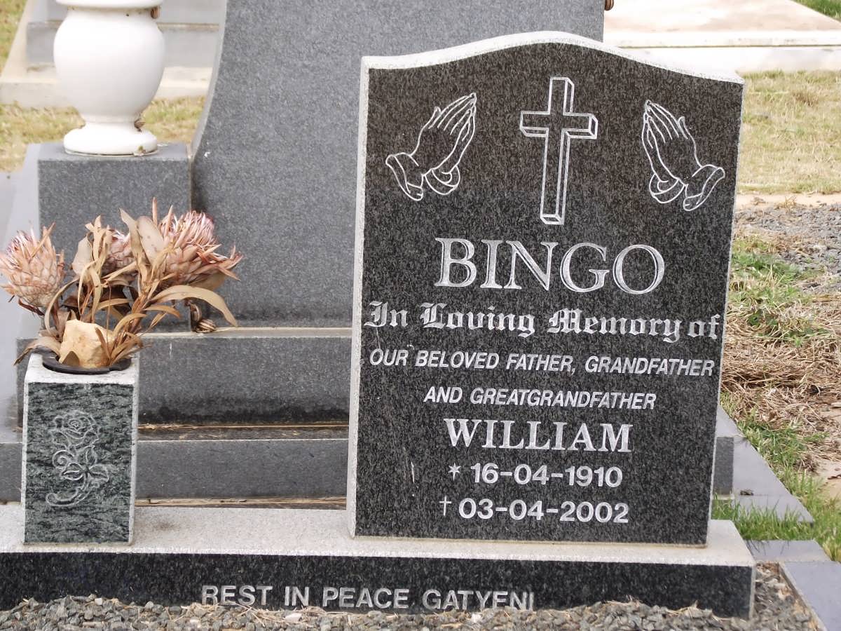 BINGO William 1910-2002