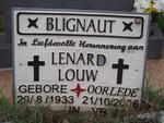 BLIGNAUT Lenard Louw 1933-2006