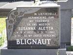 BLIGNAUT Susanna Aletta 1937-1982