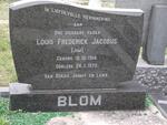 BLOM Louis Frederick Jacobus 1914-1970