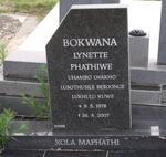 BOKWANA Lynette Phathiwe 1978-2007