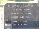 BOLAND John William 1916-1983