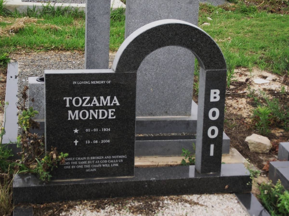 BOOI Tozama Monde 1934-2006