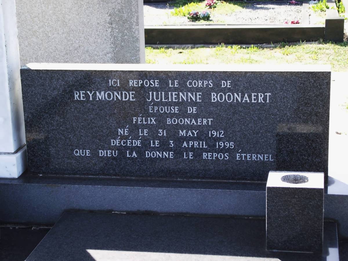 BOONAERT Reymonde Julienne 1912-1995