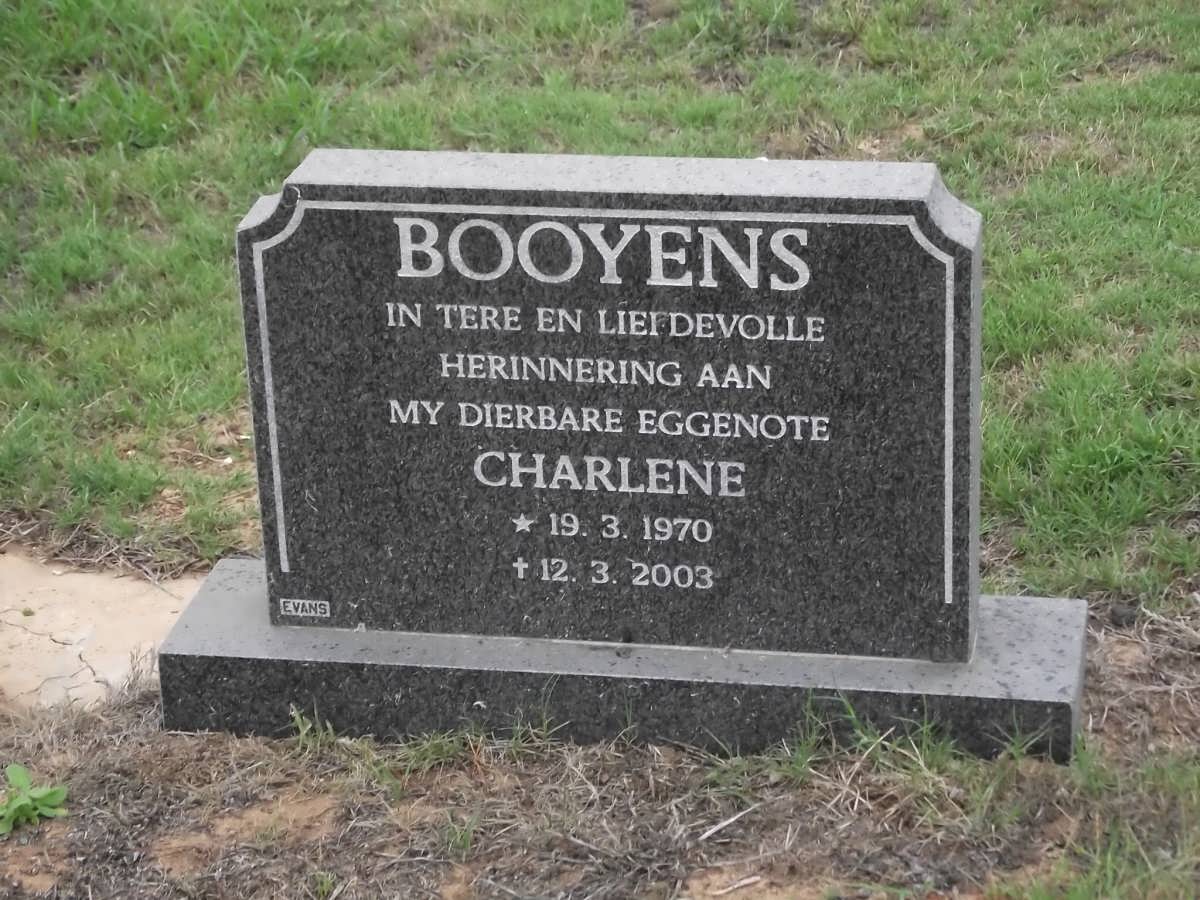 BOOYENS Charlene 1970-2003