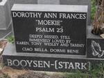 BOOYSEN Dorothy Ann Frances nee STARK 1926-2006